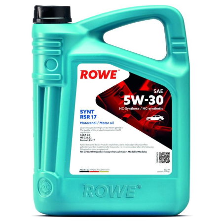 Ulei motor turisme (Ulei) - Ulei motor turisme Rowe HighTec Synt RSRSAE 5W30 5L