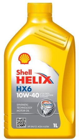 Ulei motor turisme (Ulei) - Ulei motor turisme Shell Helix HX6 10W40 SN+ A3B4 1L