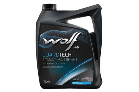 Ulei motor turisme (Ulei) - ULEI MOTOR WOLF GUARDTECH 10W40 B4 DIESEL 4L