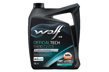 Ulei motor turisme (Ulei) - ULEI MOTOR WOLF OFFICIALTECH 5W30 C2/C3 5L