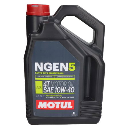 Branduri - Ulei Motul NGEN 5 10W40 4 litri – Protecție fiabilă și performanță constantă pentru motociclete și ATV-uri
