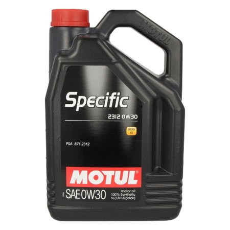Branduri - Ulei Motul SPECIFIC 2312 0W30 5 litri – Lubrifiere eficientă și protecție completă pentru motoare PSA