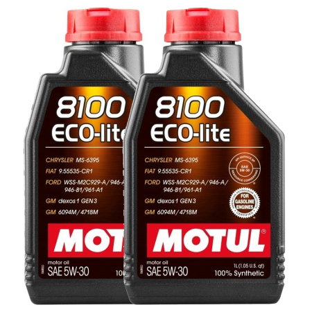 Branduri - Pachet 2 litri Ulei Motul 8100 Eco-lite 5W30