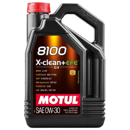 Branduri - Ulei Motul 8100 X-CLEAN+ EFE 0W30 5 litri – Protecție avansată și performanță pentru motoare moderne