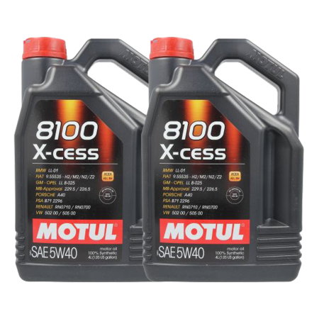 Branduri - Pachet 8 litri ulei Motul 8100 X-CESS 5W40 – Protecție și performanță superioară pentru motoare moderne