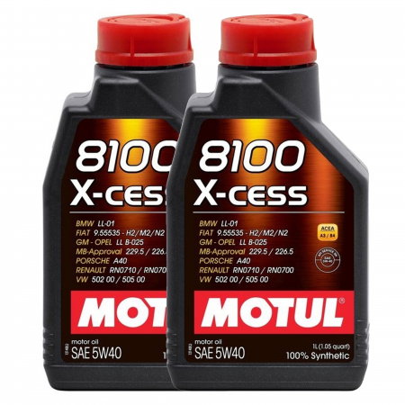 Branduri - Pachet 2 litri Ulei Motul 8100 X-Cess A3/B4 5W40