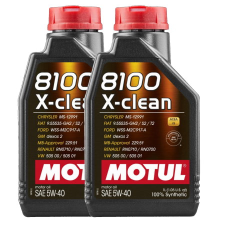 Branduri - Pachet 2 litri Ulei Motul 8100 X-Clean 5W40