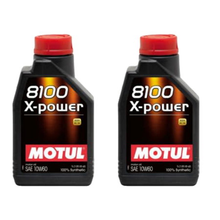 Branduri - Pachet 2 litri ulei Motul 8100 X-POWER 10W60 – Performanță extremă și protecție superioară pentru motoare sport