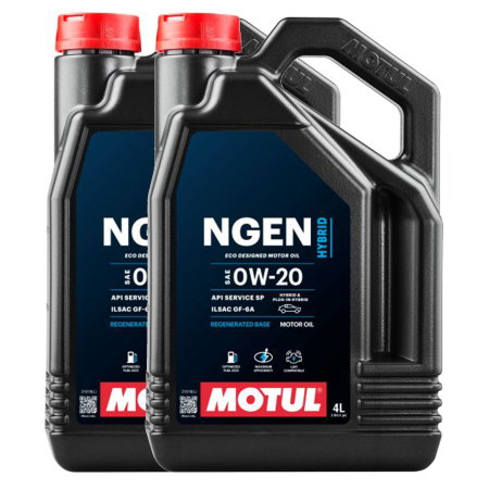 Branduri - Pachet 8 litri Ulei Motul NGen Hybrid 0W20