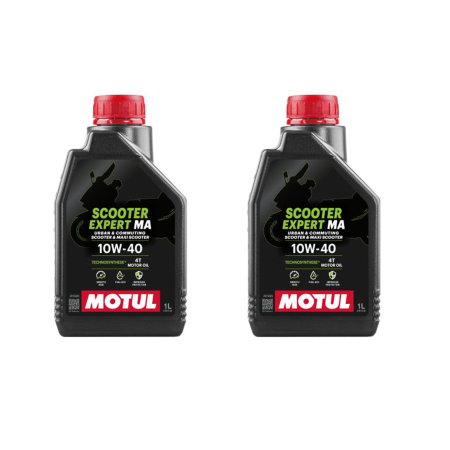 Branduri - Pachet 2 litri ulei Motul Scooter Expert 10W40 – Protecție avansată și performanță optimă pentru scutere 4T