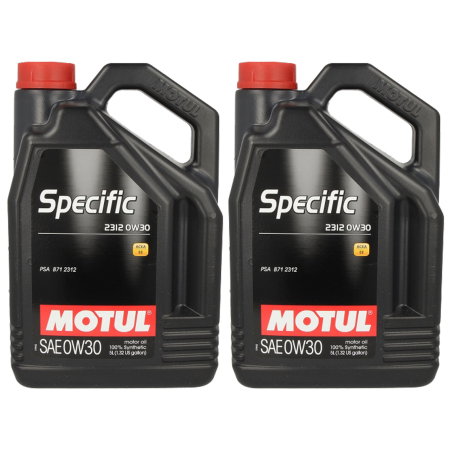 Branduri - Pachet 10 litri ulei Motul SPECIFIC 2312 0W30 – Lubrifiere eficientă și protecție completă pentru motoare PSA