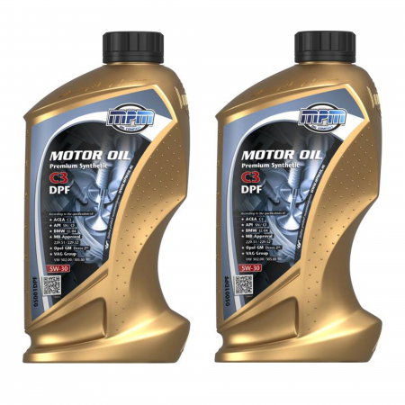 Branduri - Pachet 2 litri ulei motor 5W-30 Premium Synthetic DPF BMW LL-04 MB 229.51 229.52