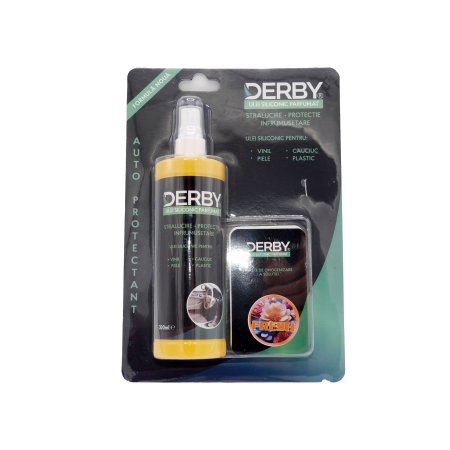intretinere bord (Cosmetice si intretinere auto) - Ulei siliconic parfumat fresh 300ml + burete DERBY