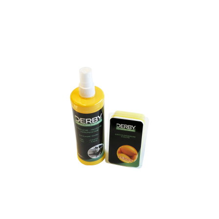 intretinere bord (Cosmetice si intretinere auto) - Ulei siliconic parfumat pentru bord Lamaie 300 ml + burete
