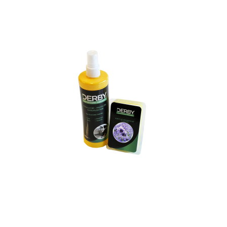 intretinere bord (Cosmetice si intretinere auto) - Ulei siliconic parfumat pentru bord Lavanda 300 ml + burete