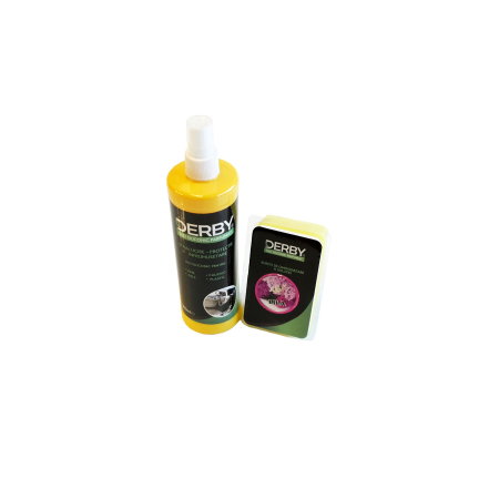 intretinere bord (Cosmetice si intretinere auto) - Ulei siliconic parfumat pentru bord Liliac 300 ml + burete