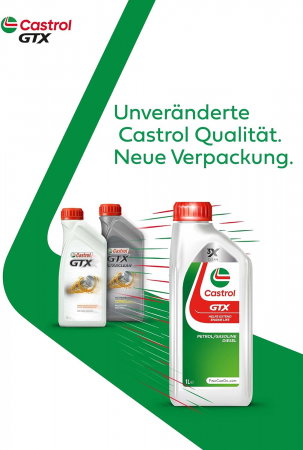 Pachet 2 litri Ulei sintetic Castrol GTX RN17 5W30 [2]