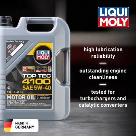 Ulei sintetic Liqui Moly Top Tec 4100 5W40 5 litri [1]