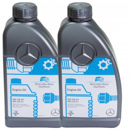 Branduri - Pachet 2 litri ulei sintetic Mercedes StarParts 5W30 MB 229.51