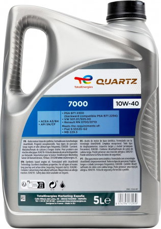 Pachet 10 litri Ulei Total Quartz 7000 Energy 10W40 [1]