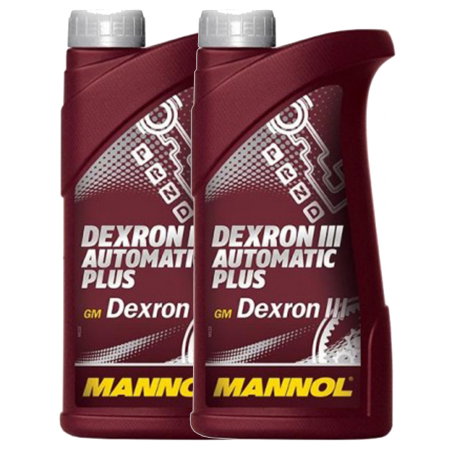 Branduri - Pachet 2 litri Ulei Transmisie Automată MANNOL ATF Dexron III Sintetic (Servodirecție, Anti-uzură)