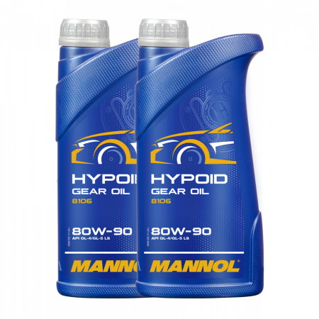 Branduri - Pachet 2 litri Ulei Transmisie MANNOL Hypoid 80W90 GL-4/GL-5 LS Diferențiale Sarcini Extreme