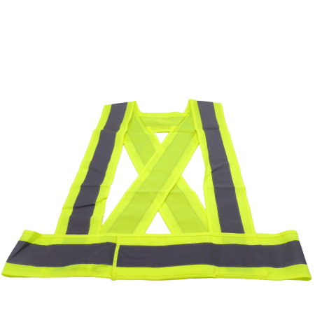 Vesta reflectorizanta (Siguranta rutiera) - Vesta reflectorizanta poliester, tip ham, Hi-Vis
