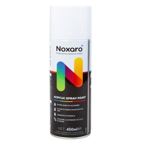 Vopsele (Chimice auto) - Vopsea spray 450 ml Alb Boreal