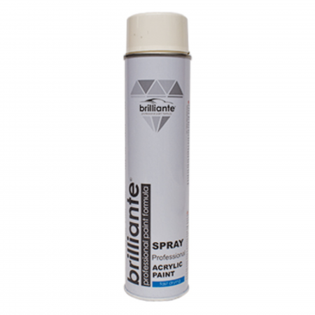 Branduri - Vopsea Spray Acrilică Brilliante Alb Pur Lucios RAL 9010 600 ml