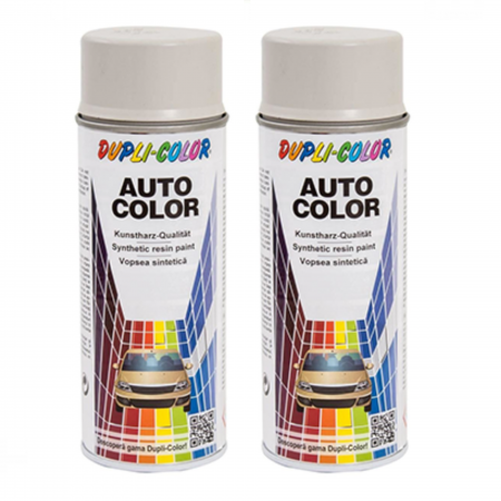 Branduri - Pachet 2 x Vopsea spray auto alb gri Dupli Color 350 ml