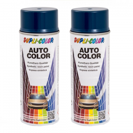 Vopsea Auto - Pachet 2 x Vopsea Spray Auto Dacia Albastru Capri Dupli-Color 350 ml