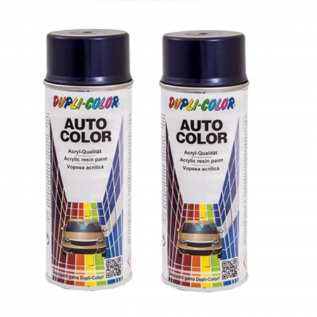 Branduri - Pachet 2 x Vopsea spray auto Dacia albastru violet metalizată Dupli-Color 350 ml
