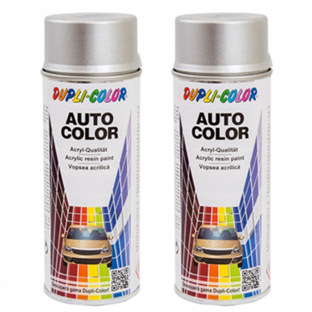 Branduri - Pachet 2 x Vopsea Spray Auto Dacia Argintiu Stelar Metalizată Dupli-Color 350 ml