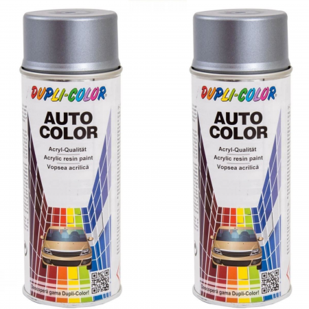 Branduri - Pachet 2 x Vopsea spray auto Dacia gri cuart metalizată Dupli Color 350 ml