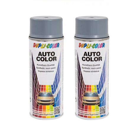 Branduri - Pachet 2 x Vopsea spray auto Dacia gri metal 850 Dupli-Color 350 ml