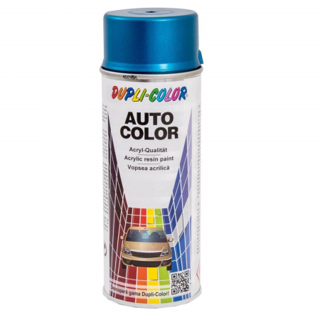 Branduri - Vopsea spray auto Dacia albastru electric metalizată Dupli Color 350 ml