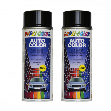 Branduri - Pachet 2 x Vopsea Spray Auto Dacia Negru Magic Metalizată Dupli-Color 350 ml