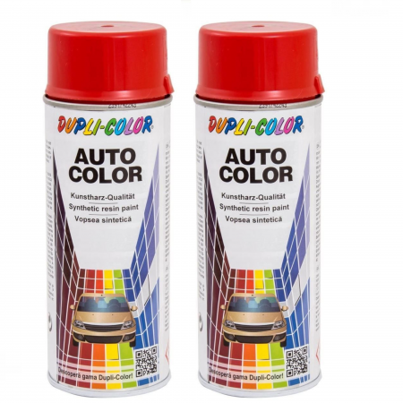 Branduri - Pachet 2 x Vopsea spray auto Dacia roșu Nova Dupli-Color 350 ml