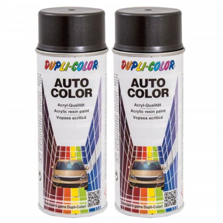 Reparatii si Echipamente Auto - Pachet 2 Vopsea Spray Auto Dupli Color Dacia Gri Carbon Metalizata 350 ml