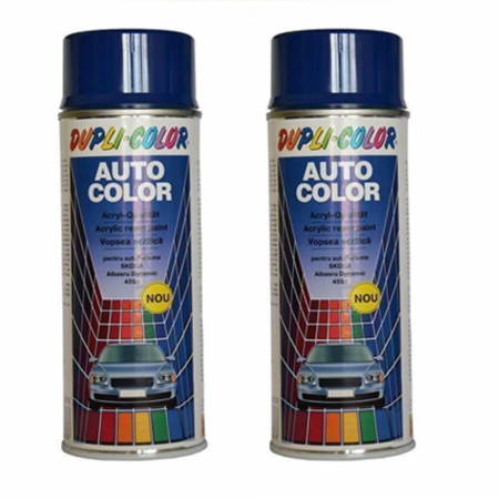 Branduri - Pachet 2 x Vopsea Spray Auto Skoda Albastru Dynamic 4590 Dupli-Color 400 ml