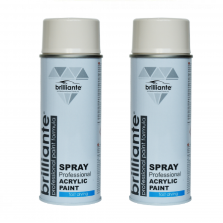 Branduri - Pachet 2 x Vopsea Spray Brilliante Alb Crem RAL 9001 400 ml