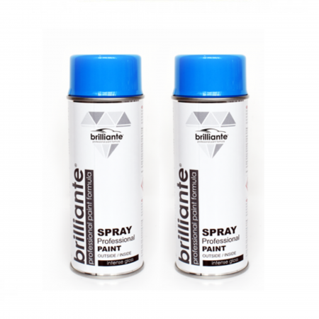 Branduri - Pachet  2 x Vopsea Spray Brilliante Albastru Azur RAL 5015 400 ml