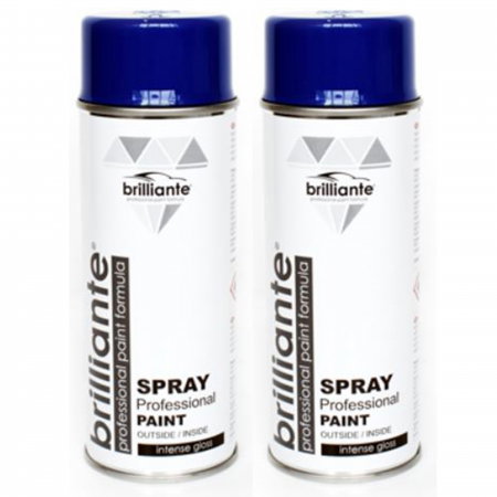 Branduri - Pachet 2 x Vopsea Spray Brilliante Albastru Marin Ral 5002 400 ml