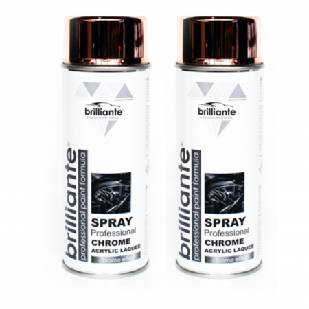 Branduri - Pachet 2 x Vopsea Spray Brilliante Crom Cupru 400 ml