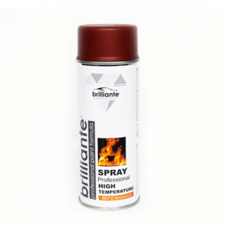 Branduri - Vopsea Spray Brilliante Temperaturi Inalte Rosu 400 ml