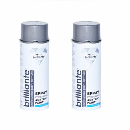 Branduri - Pachet 2 x Vopsea Spray Brilliante Gri Semnal RAL 7004 400 ml
