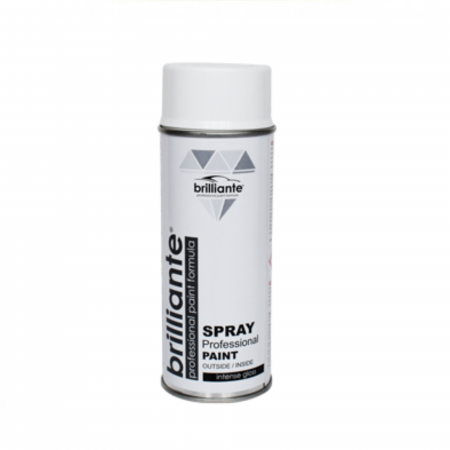 Branduri - Vopsea Spray Brilliante Alb Clasic Lucios RAL 9003 400 ml