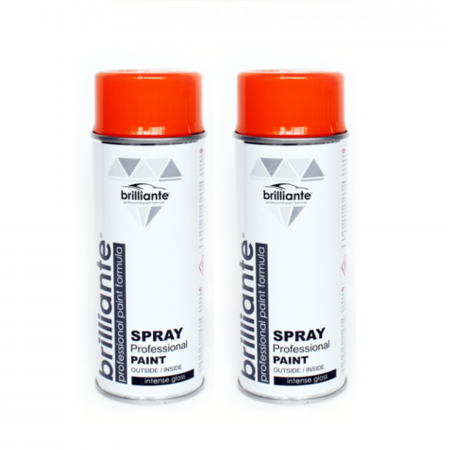 Branduri - Pachet 2 x Vopsea Spray Brilliante Portocaliu Pur RAL 2004 400 ml
