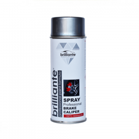 Branduri - Vopsea Spray Brilliante Argintiu pentru Etriere Frâne RAL 9006 400 ml
