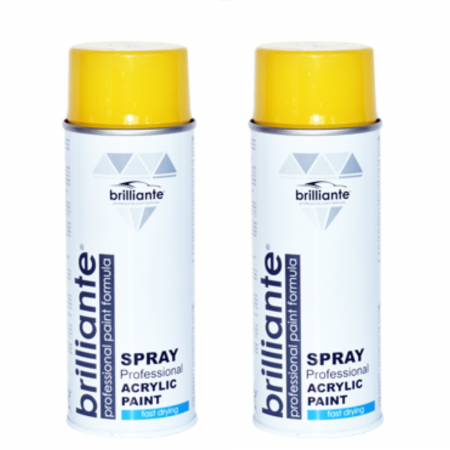 Branduri - Pachet 2 x Vopsea Spray Brilliante Galben Auriu RAL 1004 400 ml